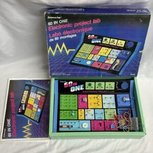 Radio Shack Science Fair 60-In-One Electronic Project Lab from 1985
