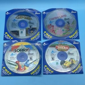 General Mills Promotional Hasbro CD-ROM Game Lot from 2002