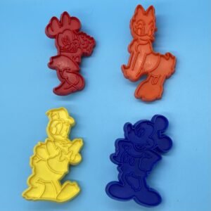 Tupperware Vintage Disney Character Cookie Cutter Set