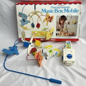 Fisher Price Dancing Animals Music Box Mobile From 1982