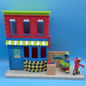 Sesame Street Hooper’s Store Playset and 2 PVC Figures from Tyco 1998