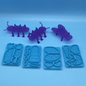 Play-Doh - Bug-A-Doos 1983 Parts