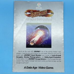 Atari Journey Escape Game Manual by Data Age 1982