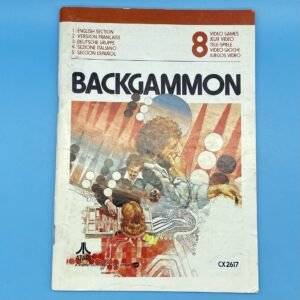 Atari Backgammon Game Manual 1979