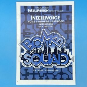 Intellivision Bomb Squad Game Instructions 1982