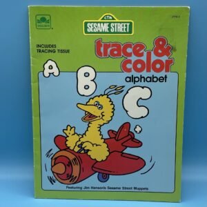 Sesame Street Trace & Color Alphabet 1984