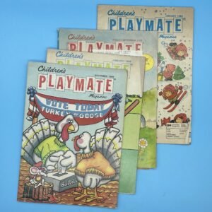 Children’s Playmate Magazine Lot of 4 1988-1989