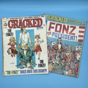 Cracked Magazine Fonz Happy Days Lot - #134 Aug 1976 and Collectors’ 16 Nov 1976
