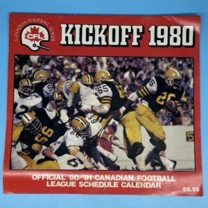 CFL Calendar 1980-1981