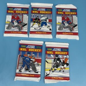 Score 1990 NHL Hockey Card 5 Unopened Pack Lot