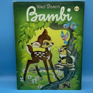 Walt Disney’s Bambi 1973 Hardcover Big Golden Book
