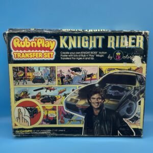Knight Rider Rub n’ Play Transfer Set 1982