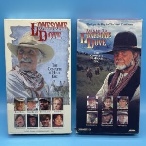 Lonesome Dove and Return to Lonesome Dove Complete Epic VHS Set
