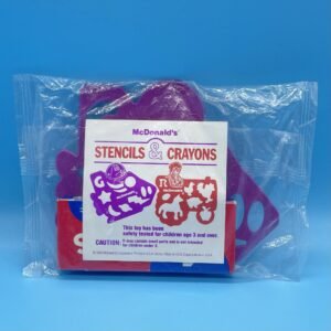 McDonald’s Stencils & Crayons Set from 1986 Sealed