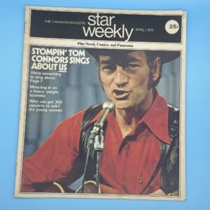 Toronto Star Weekly - 1972 April 1 - Stompin’ Tom Connors