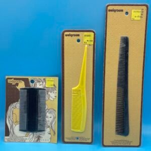 Welgroom Vintage Comb Lot c.1970s Sealed