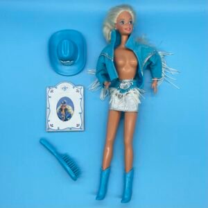 Barbie - Western Stampin’ Barbie Doll with Accessories from 1993