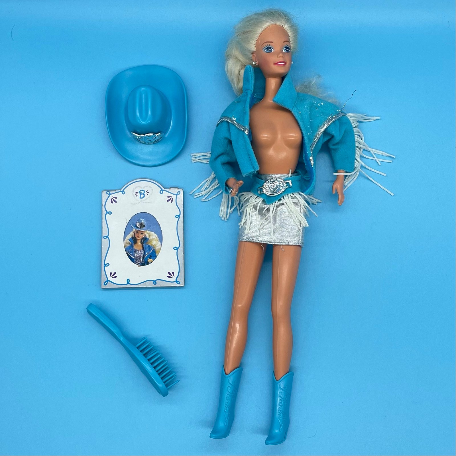 Barbie - Western Stampin’ Barbie Doll with Accessories from 1993