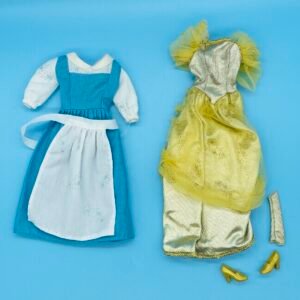 Disney’s Beauty and the Beast Belle Dresses by Mattel 1991
