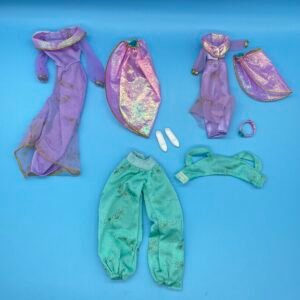 Mattel Disney’s Aladdin Jasmine Doll Clothing and Accessories Lot from 1992