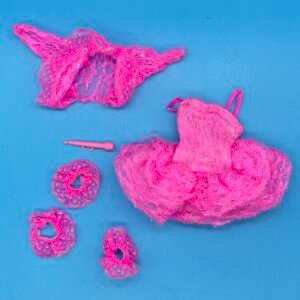Lights and Lace Barbie Clothes and Accessories Lot from 1990