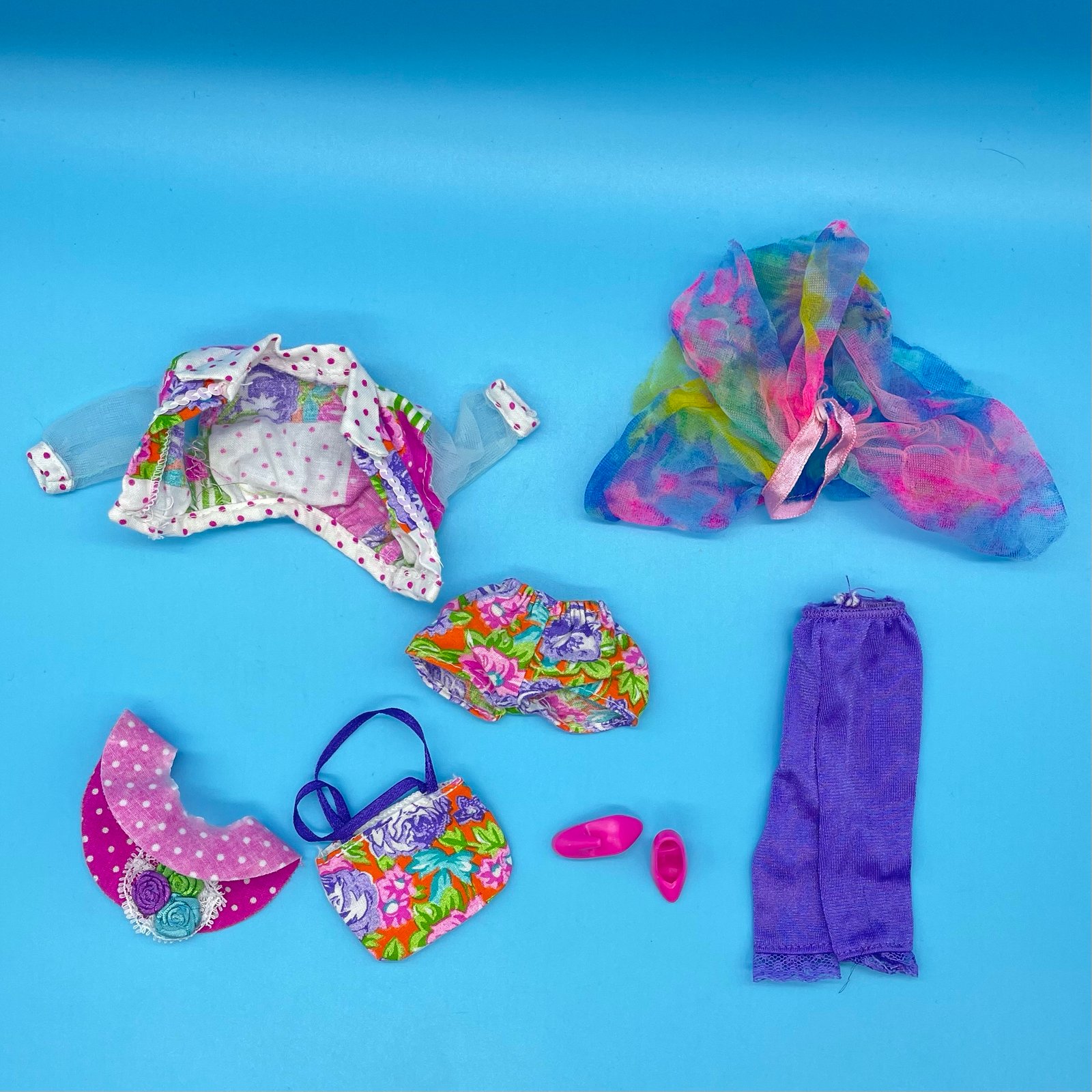 Teen Talk Barbie Clothes and Accessories Lot from 1991