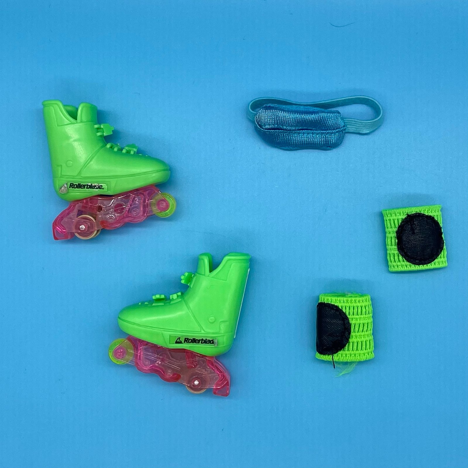 Flicker n Flash Barbie - Ken Rollerblade Accessories Lot 1991