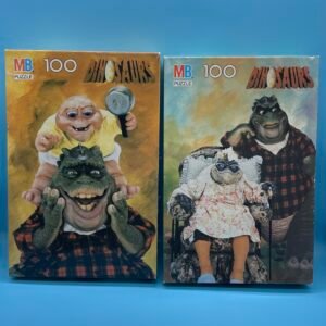 Disney Dinosaurs Lot of Two 100pc Jigsaw Puzzles 1990s