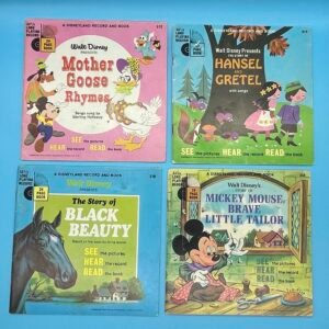 Walt Disney See-Hear-Read 312-335 Lot of 4 - Books Only, No Records