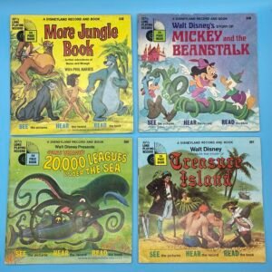 Walt Disney See-Hear-Read 338-361 Lot of 4 - Books Only, No Records