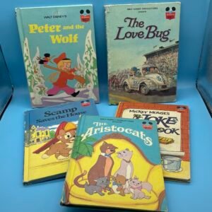 Walt Disney Book Club 1970s Hardcover Book Lot