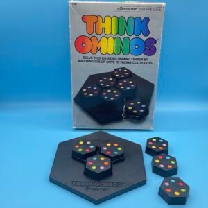 Think Ominos Solitaire Brain Teaser Game by Pressman 1984