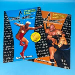 WCW Coloring & Activity Book Lot from 1999