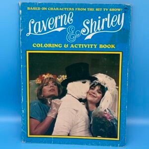 Laverne & Shirley Coloring & Activity Book from 1983