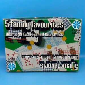 5 Family Favourites Playing Card Game Set from Copp Clark 1979