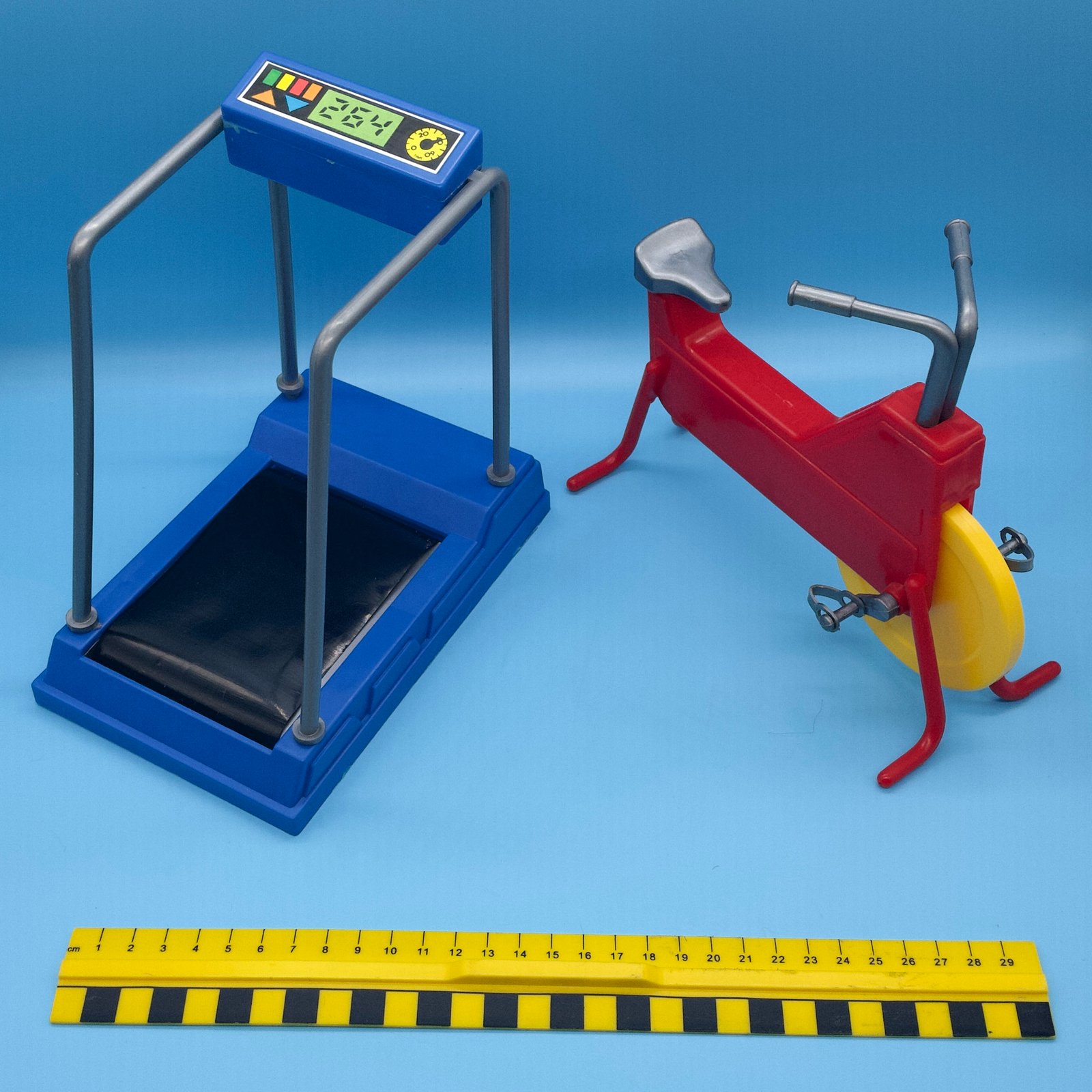 Fashion Doll Physical Fitness Center Vintage Treadmill and Exercise Bike from Meritus 1983