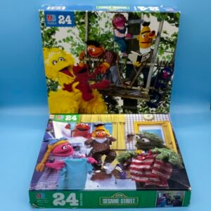 Sesame Street Jigsaw Puzzle Lot from MB 1994